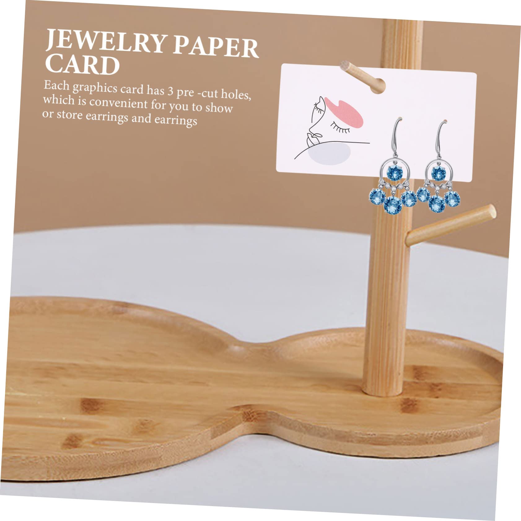 200 Carte Espositive Per Orecchini In Carta Kraft - Con Sacchetti Sigillanti E Dorsi | Verde E Rosa - Foto 9