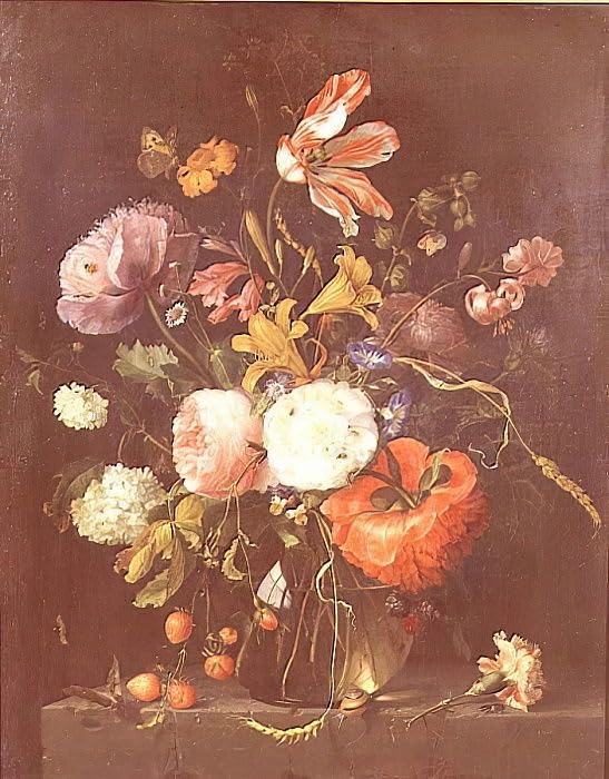 Lienzo de flores para pared de 60x90cm que transforma estancias vacías en espacios cálidos