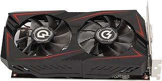 Placa de vídeo RX 550 4gb placa gráfica de vídeo para computador com ventilador duplo para jogos 128bit GDDR5 1071MHz Core Frequency 6000MHz Memory Frequency Placa gráfica de desktop Plug and play