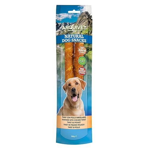 Arquivet Twist de Pollo Enrollado, 24 cm, 350 g (Paquete de 1)