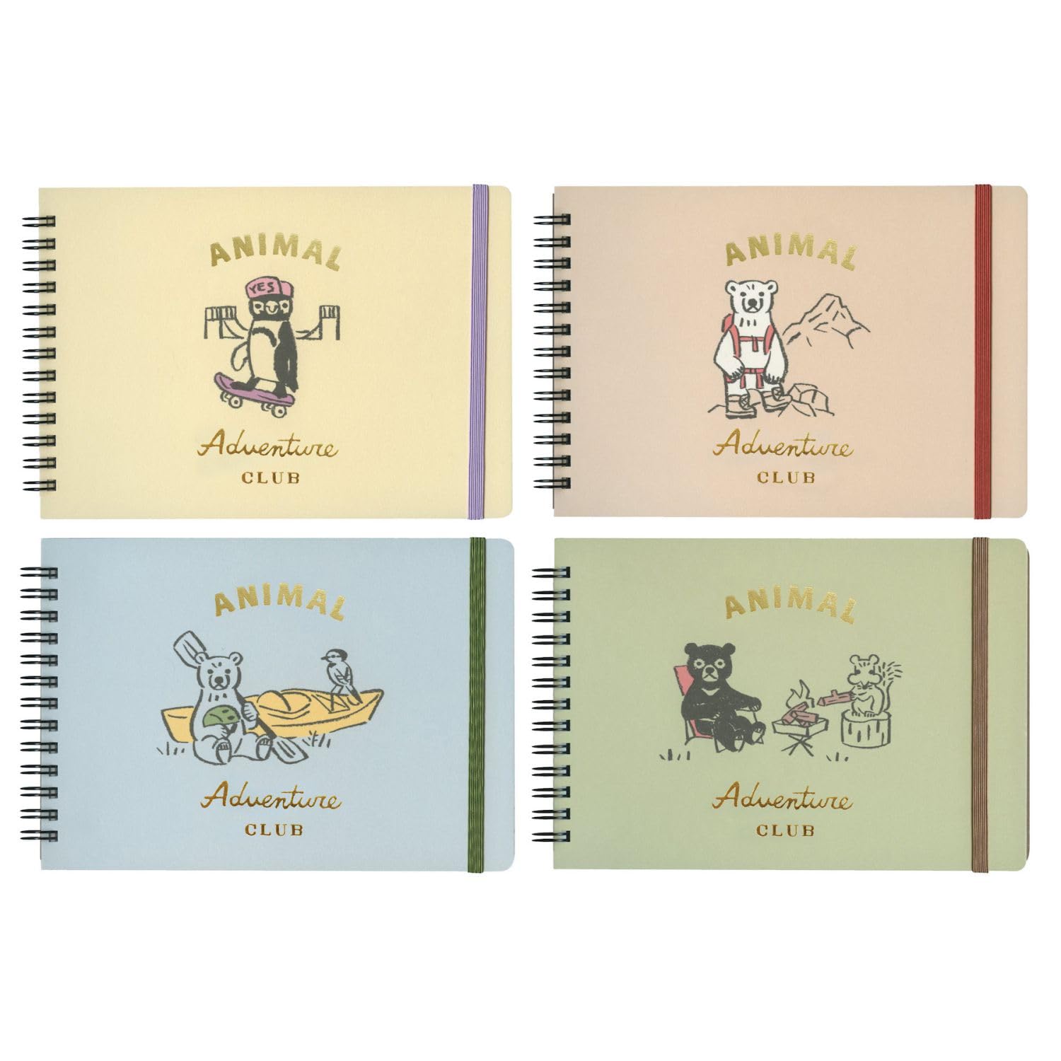 Amazon | アニマルアドベンチャークラブ 横型リングノート B6