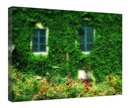 Impression sur toile encadrée en bois de style campagne 40,6 x 50,8 cm prêt à poser