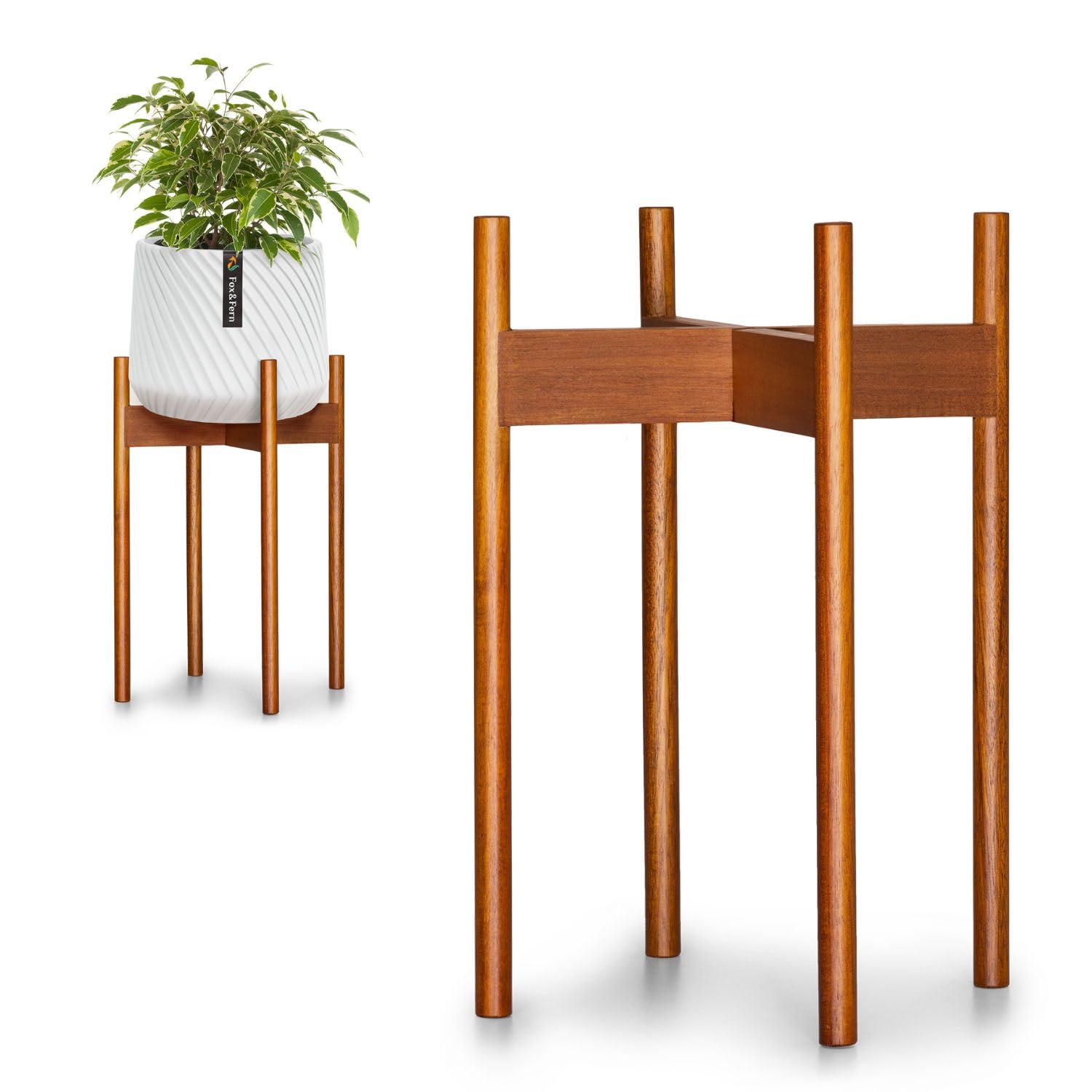 花台 10 Amazon.com : Fox & Fern Mid Century Tall Plant Stand — 10