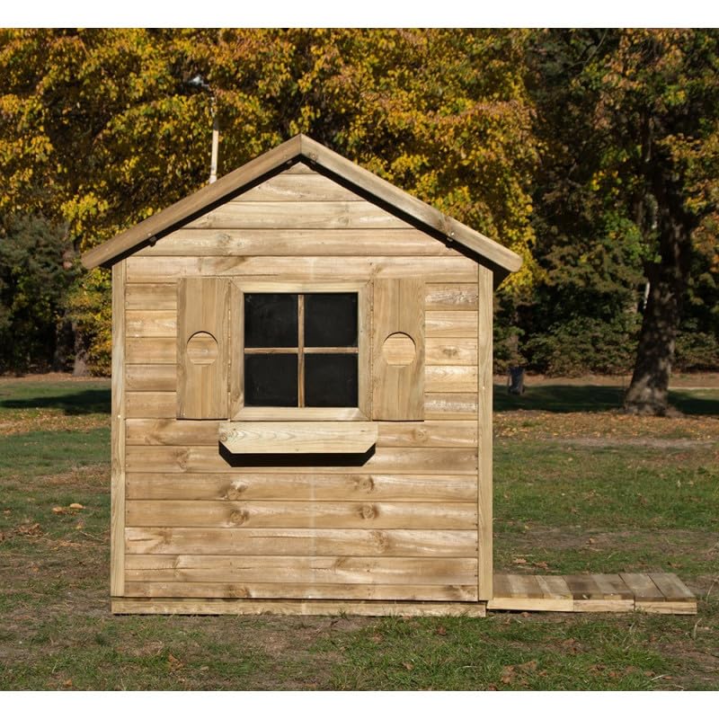 Casetta da giardino per bambini in legno Domus "Mattia", 161x127x158 cm.