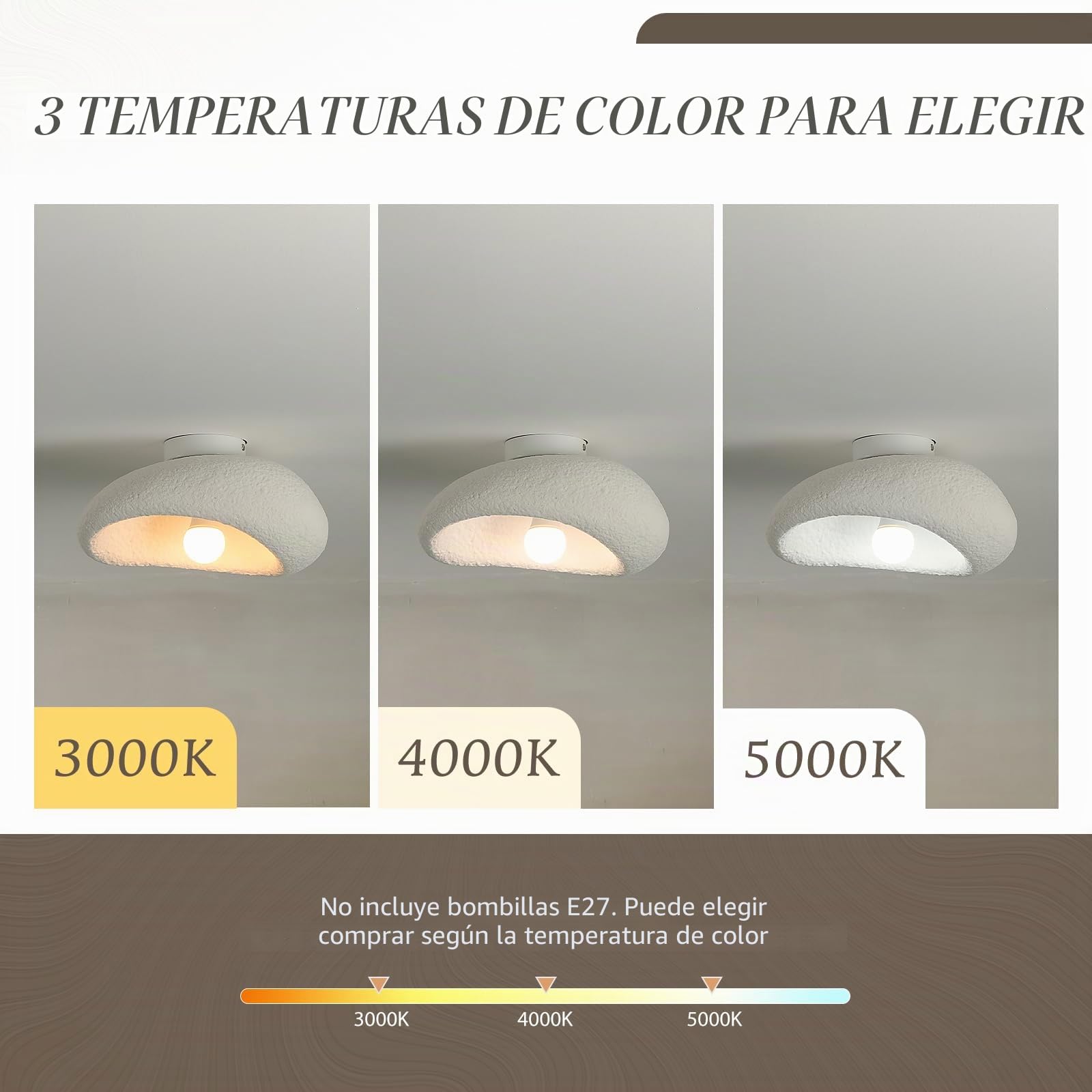 Luces De Techo Modernas E27, LáMpara De Comedor Wabi-Sabi De Estilo JaponéS, Sombrillas Blancas Para Luces De Techo Para Dormitorio Comedor Sala De Estar Pasillo IluminacióN Del Techo, 30Cm