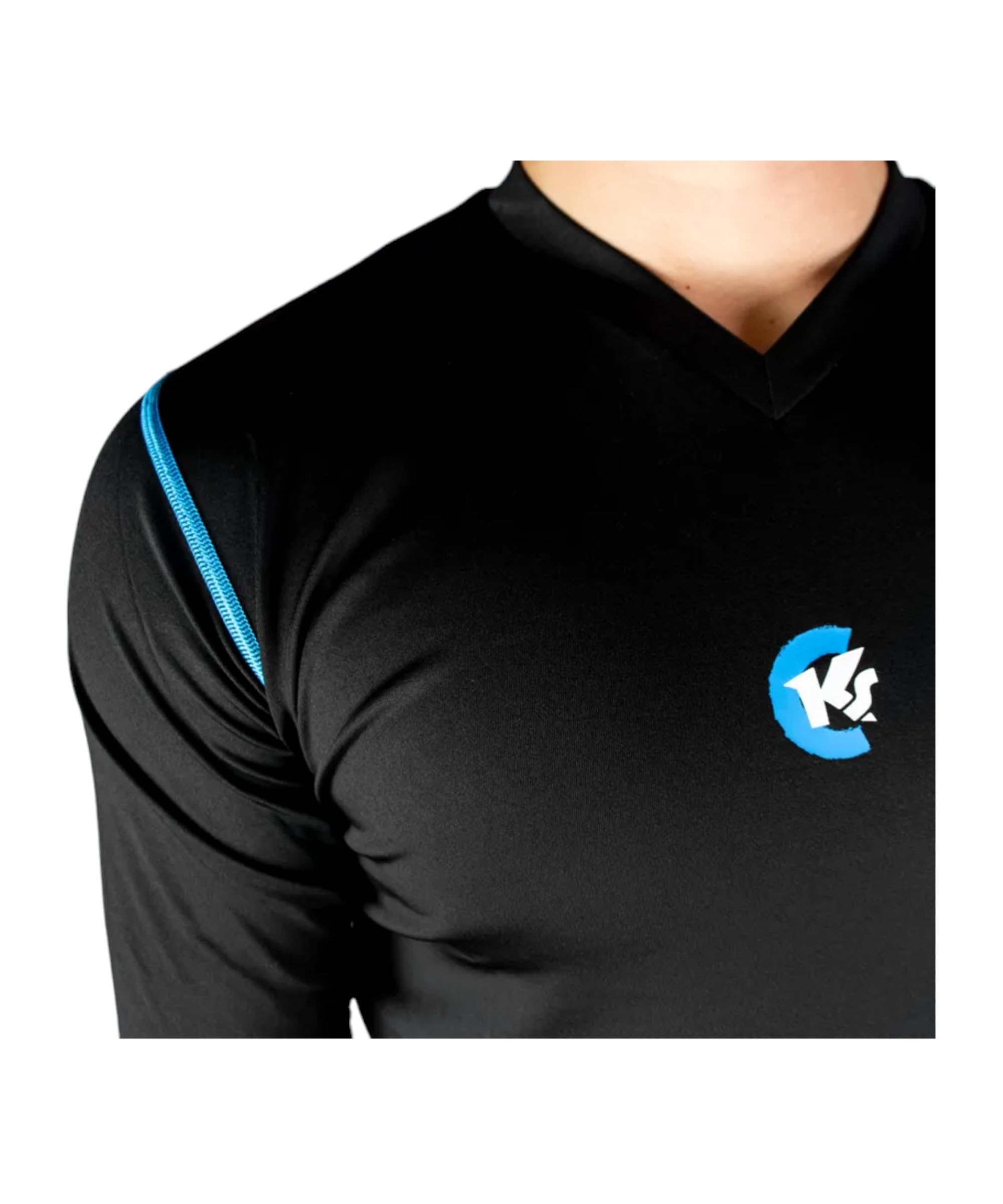 KEEPERsport - Torwart Unterziehshirt gepolstert - langes Protektionsshirt für Torhüter Underwear - Größe 128-XXL