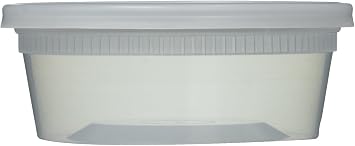 Newspring Clear Deli Food Containers with Lids, Storage, 8 oz, 40 Piece