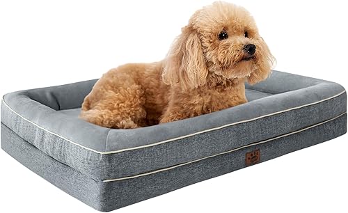 Miniatura 10 de Camas de Espuma Viscoelástica Impermeables para Perros Extra Grandes Camas Ortopédicas Antideslizantes para Perros Lavables Sofá Cama para Mascotas