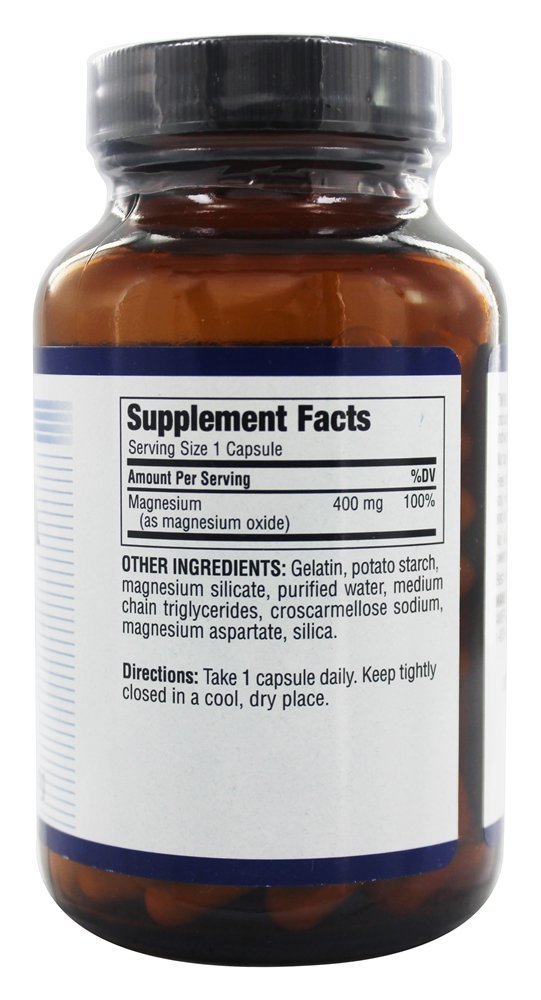 TwinLab Magnesium Caps, 100 capsules (6 Pack)