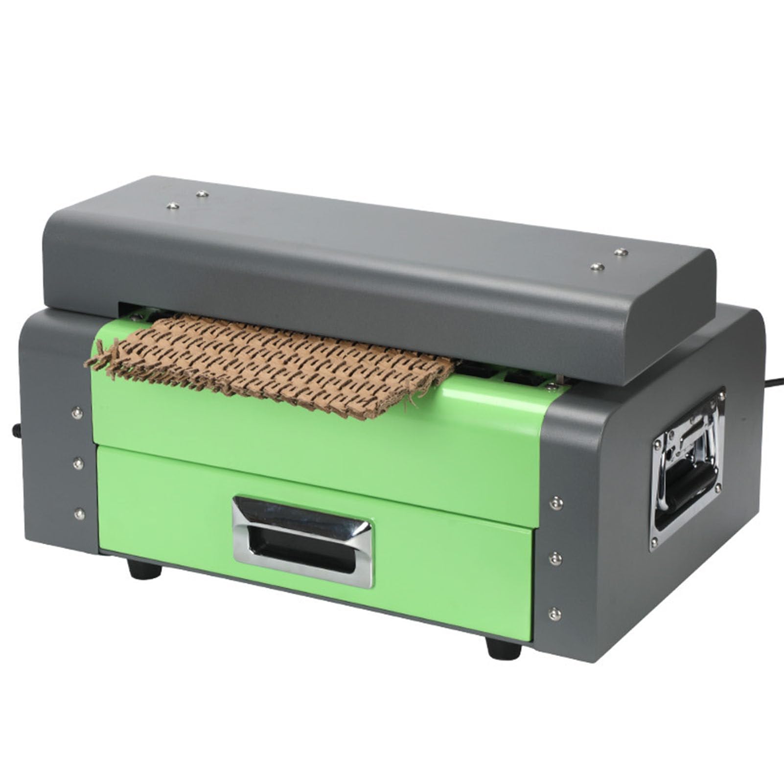 Máquina acolchadora de embalaje de Nido de abeja de Papel, caja de residuos Cortador triturador de almohadilla expansiva Kraft, 3 m/min transforma El cartón en Material de embalaje (width325mm)