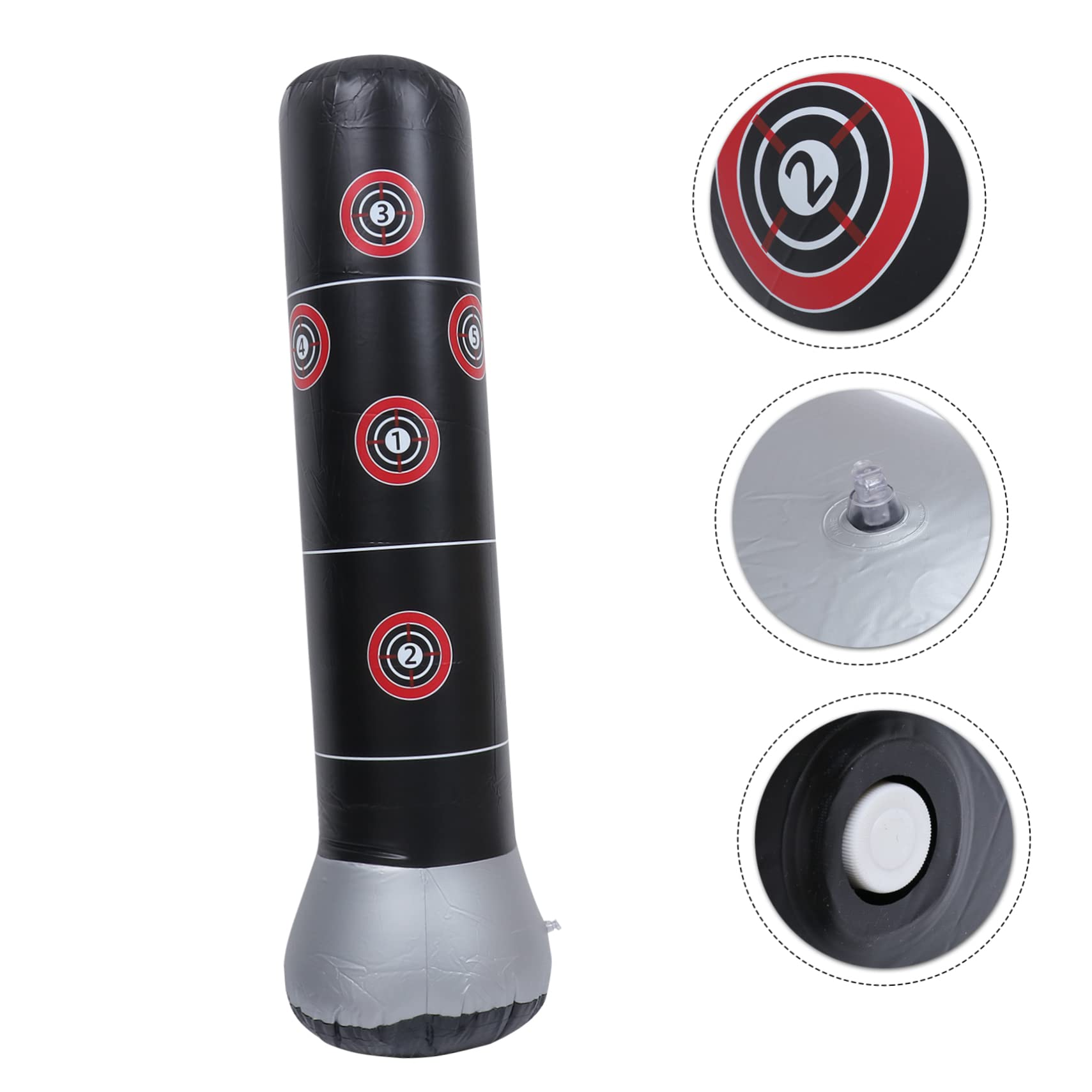 Gogogmee Boxing Sandbag Column Inflatable 5.2ft High Boys and Girls Exercise Aid Adults Boys and Girls Workout Easy to Store