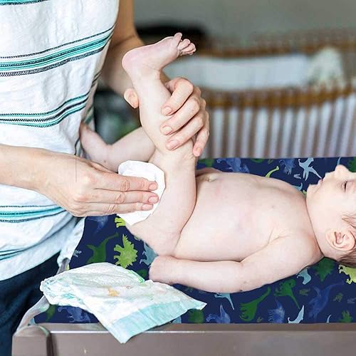 Miniatura 9 de Funda para cambiador de pañales, para niños recién nacidos, suave, transpirable, para guardería, cambiador, sábanas de montañas