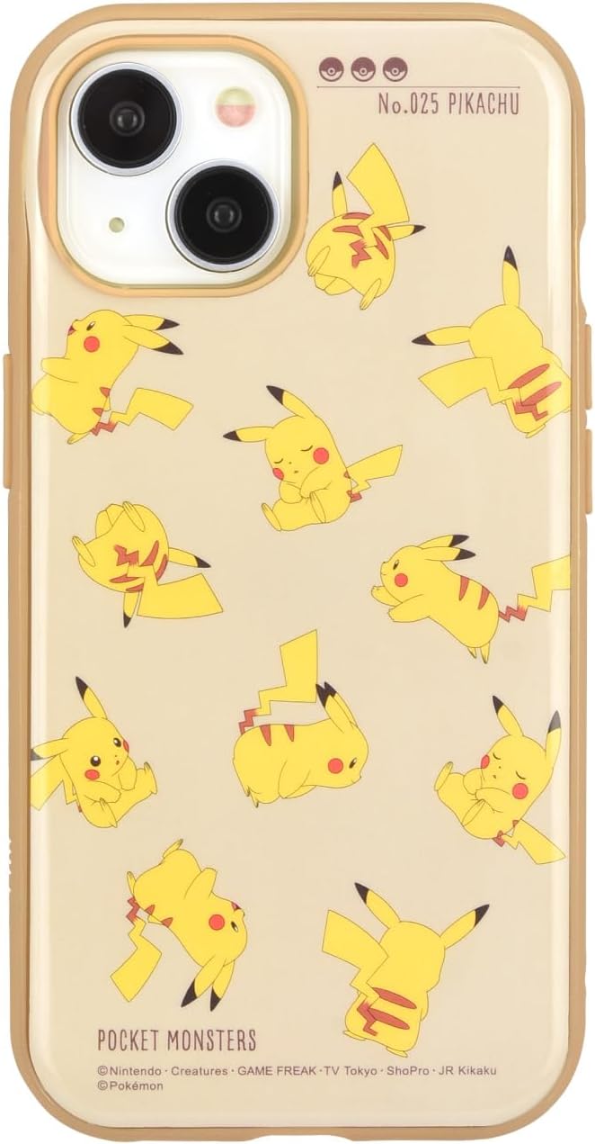 グルマンディーズ(Gourmandise) Gourmandies Pokemon IIIIfit iPhone 15/14/13 Case Pikachu POKE-866A