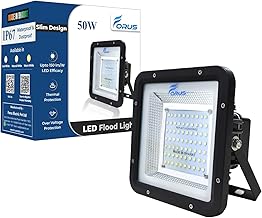 Forus 50W LED Flood Light | IP67 Waterproof Outdoor High Mast Focus Light | Cool White | Durable LED Light for Factory, Garage, Parking, Garden, Shop, Warehouse, Tent | 5-Year Warranty | 1 PC