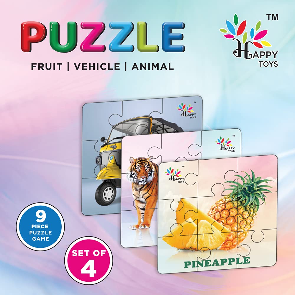 Buy Creative Puzzle Game for Kids Animal Vehicle Fruit Happy Toys
