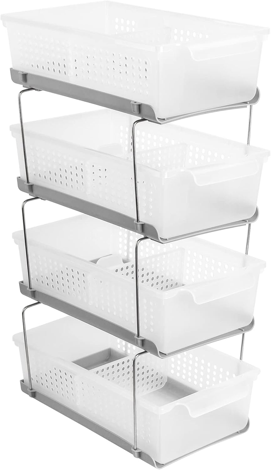 JRing 4Tier Under Sink Organizer, Kitchen/Bathroom