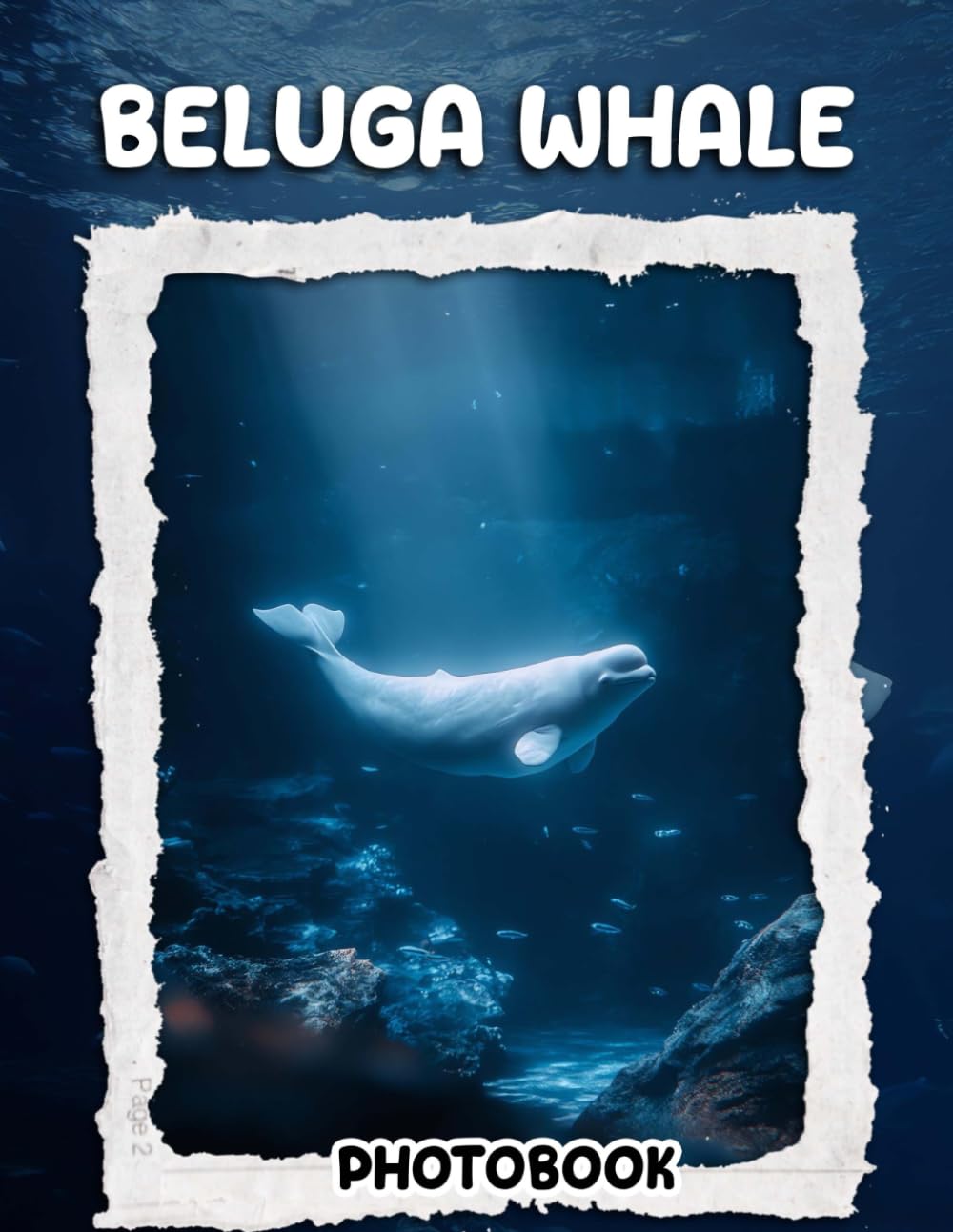 Beluga Whale Photo Book: 40 Pages Majestic Arctic Marine Mammal Moments Captured In Stunning Underwater Photography Features White Ocean Giants In Their Natural Habitat