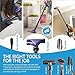 Rollibot Puro 100 Cordless Vacuum Cleaner with Motorized Brush Head, Light 3-5 lbs Weight, & Superior Cyclone Suction