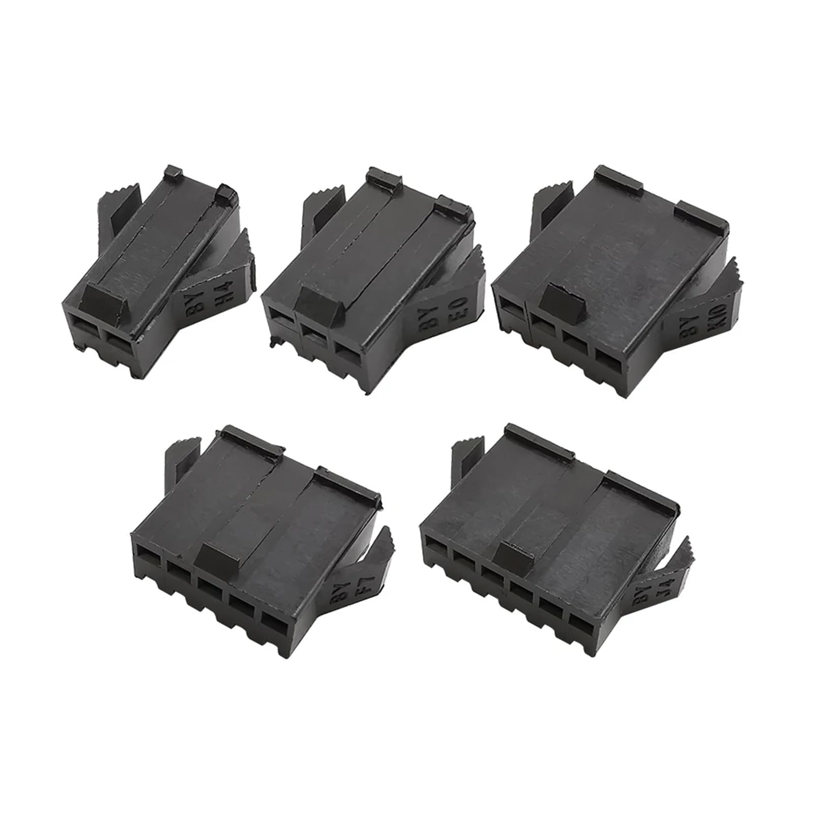 50 set SM2.54mm maschio e femmina connettore maschio e femmina connettore cavo terminale 2/3/4/5/6/7/8 pin(6p)