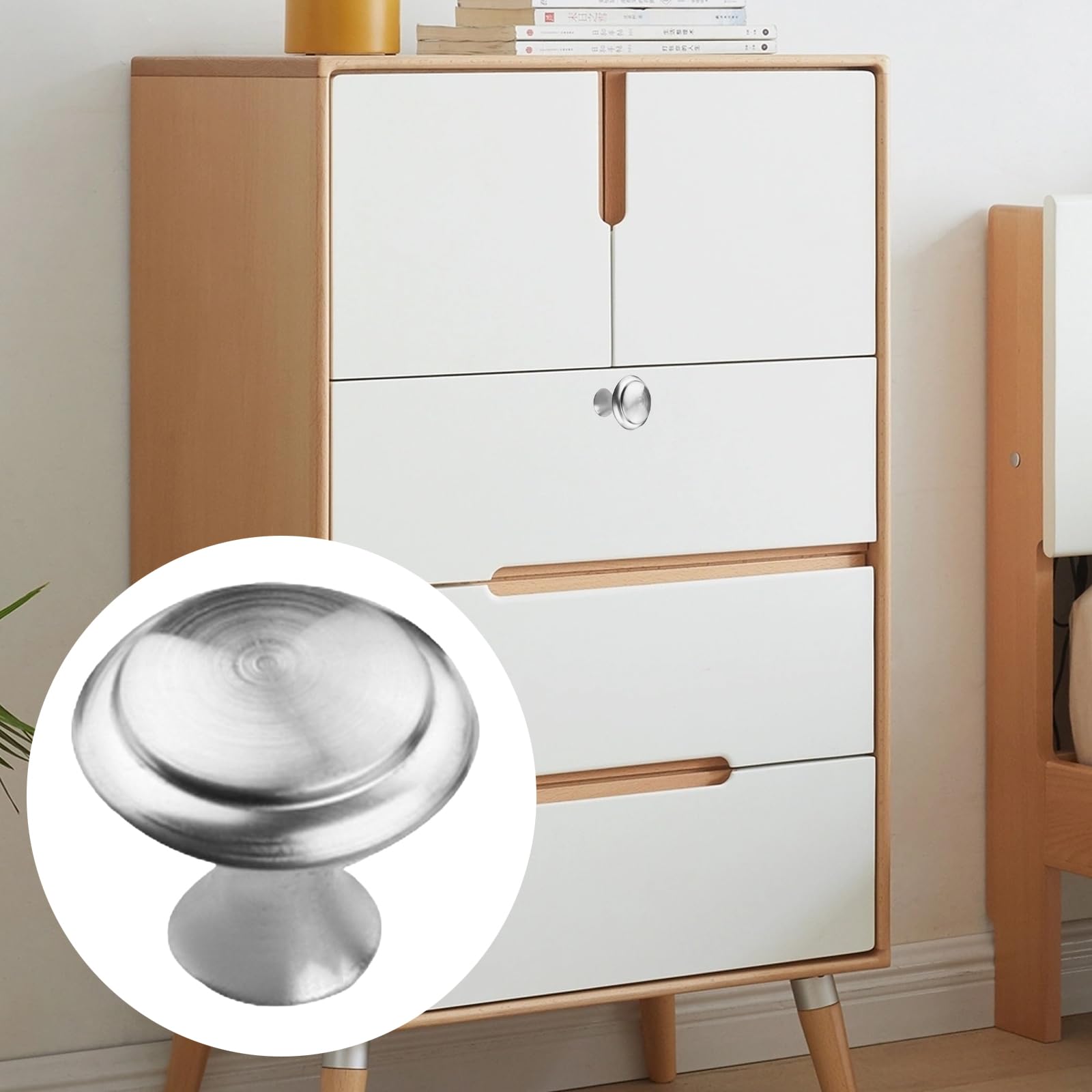 DEFIYEAR 20 Pieces Drawer Knobs, Cupboard Knobs Stainless Steel - Image 4
