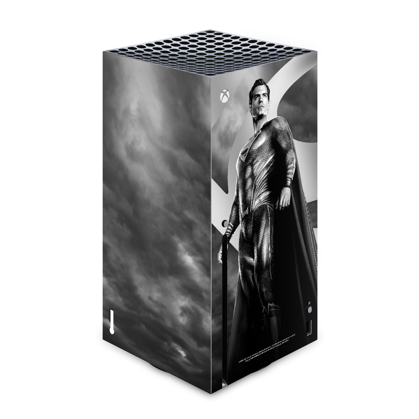Head Case Designs sous Licence Officielle Zack Snyder's Justice League Superman Snyder Cut Art Personnage Vinyle Autocollant De Jeu Peau Autocollant Couverture Compatible avec Xbox Series X Console