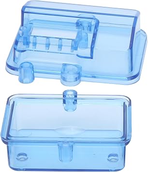 Pissente 2pcs RC Receiver Box Splash-Proof Transparent Blue