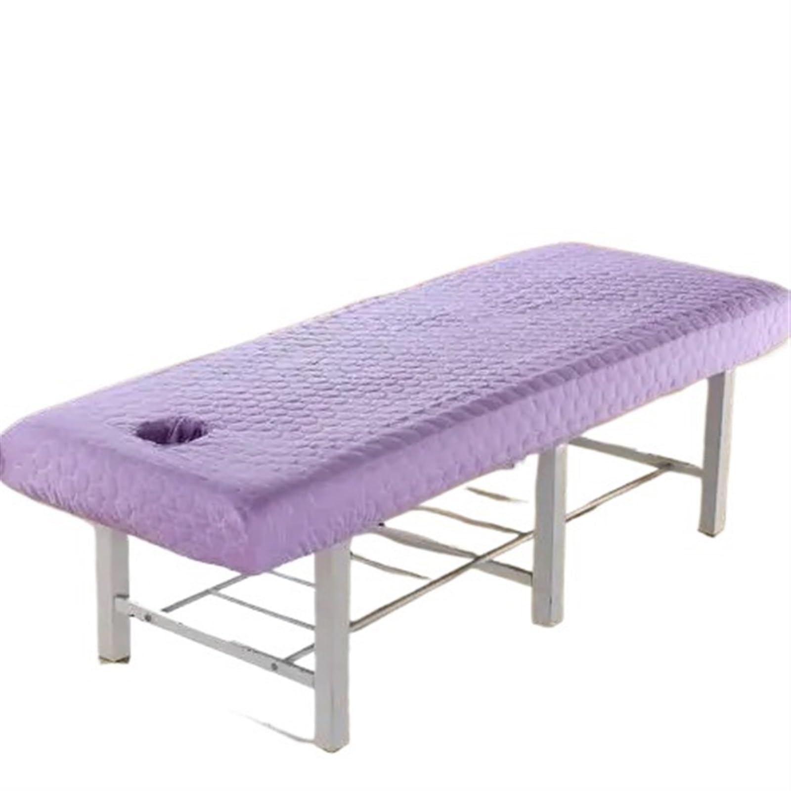 Funda para Cama de Masaje Sábana Ajustable Acolchada Gruesa for salón de Belleza, Agradable for la Piel, for Mesa de masajes, SPA, cubrecama con Orificio for Respirar(06,70x190cm)