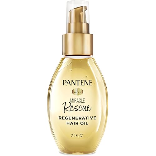 Pantene Miracle Rescue Regenerative Hair Oil - 2.0 FL Oz - Deep Repair Treatment for Dry & Damaged Hair