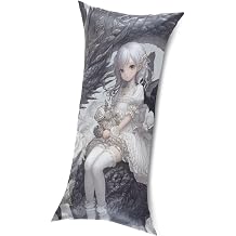 Cute Anime Girl Evil Dragon Satin Body Pillow case 20"x40" Anime Body Pillow Cover King Size Dakimakura Cover