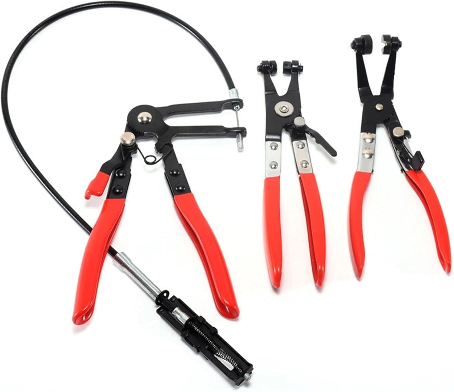 Car Accessories Flexible Wire Long Reach Spring Hose Clamp Pliers Removal Tools 1Pcs(Style C 1PCS)