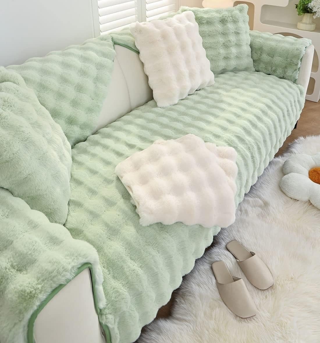 Housse de canapé matelassée 70x90cm pour un salon chaleureux et cosy