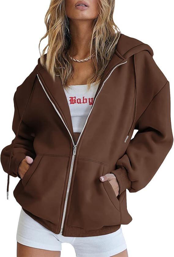 EFAN Women's Oversized Hoodie Sweatshirt with Drawstring Pocket