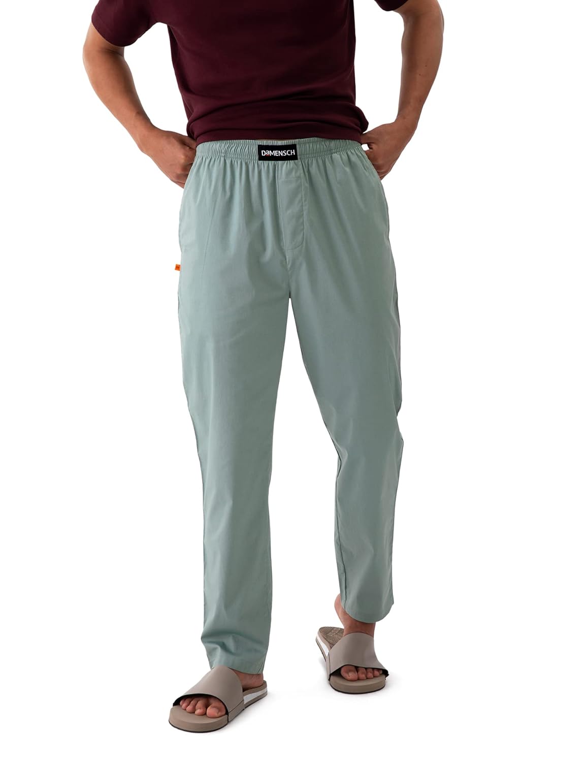 Men’s DAMENSCH Regular Fit Breathable Cotton Blend Pyjama with Dual Pockets – Anti-Bacterial & Stretchable Comfortable Casual Style Men’s DAMENSCH Regular Fit Breathable Cotton Blend Pyjama with Dual Pockets – Anti-Bacterial & Stretchable Comfortable Casual Style