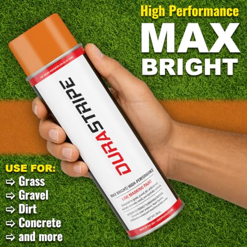 Image of Athletic Field Marking Paint - (CASE) 12 /18 Ounce Cans. The Most durable line marking paint available! Several colors to choose from. (Syracuse Orange)