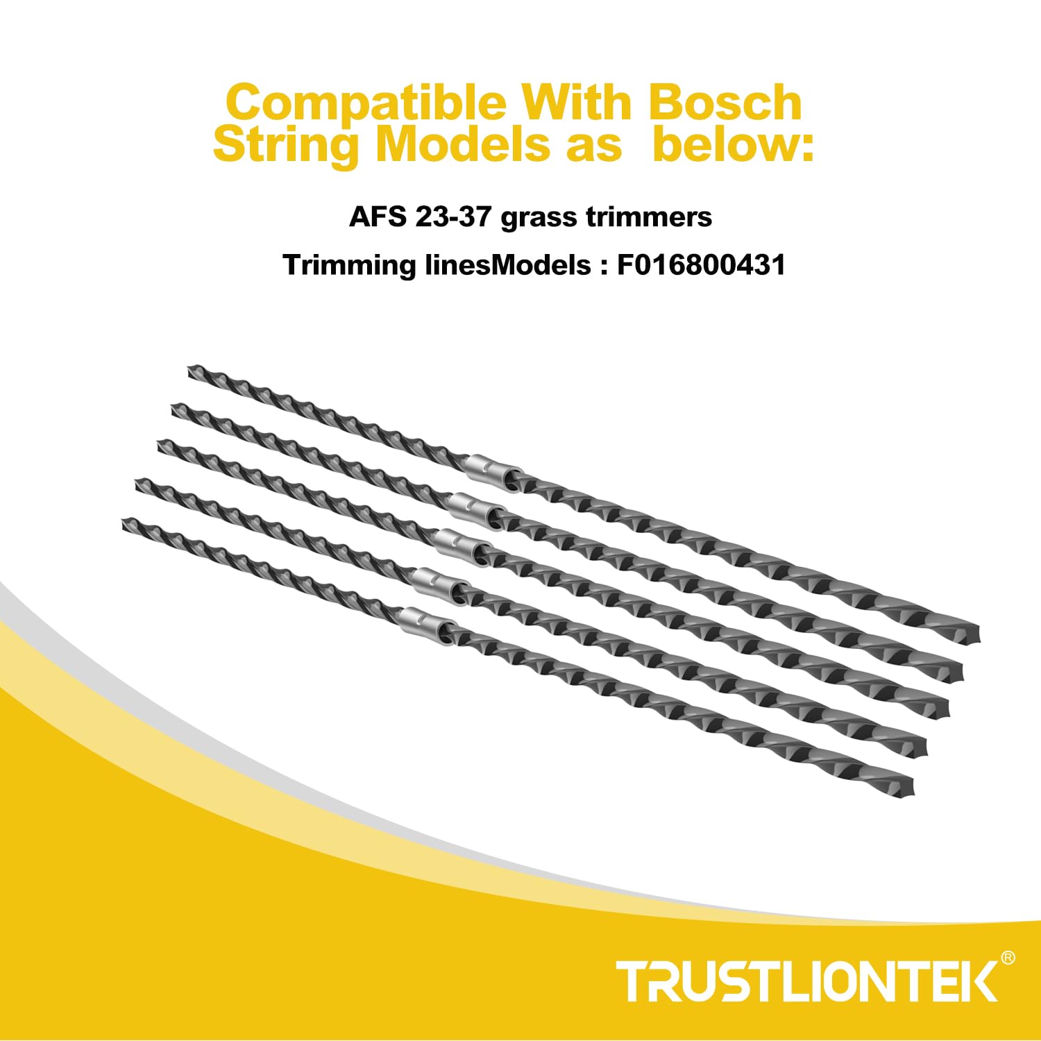 20 Pezzi Fili Decespugliatore Bosch AFS 23-37 - 37cm X 3.5mm | Ricambi Originali - Foto 8