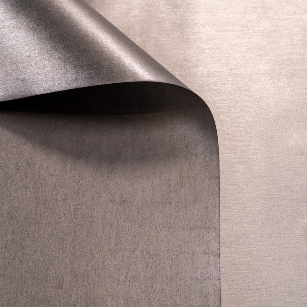Mission Darkness TitanRF TechFusion Faraday Fabric (65um) 44" W x 36" L // Conductive Nickel Copper Polyester Non-Woven Material Blocks RF Signals WiFi Cell Bluetooth RFID EMF (Silver Color)