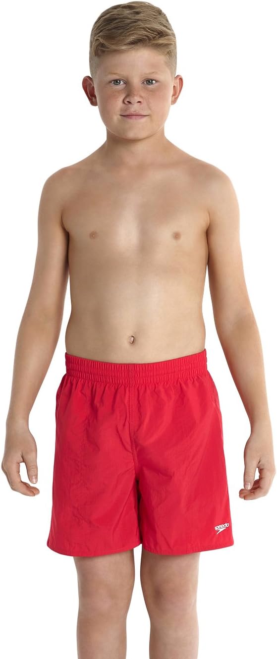 Speedo Solid Leisure 15 Watershort - Boys - Red - X-Small Boys