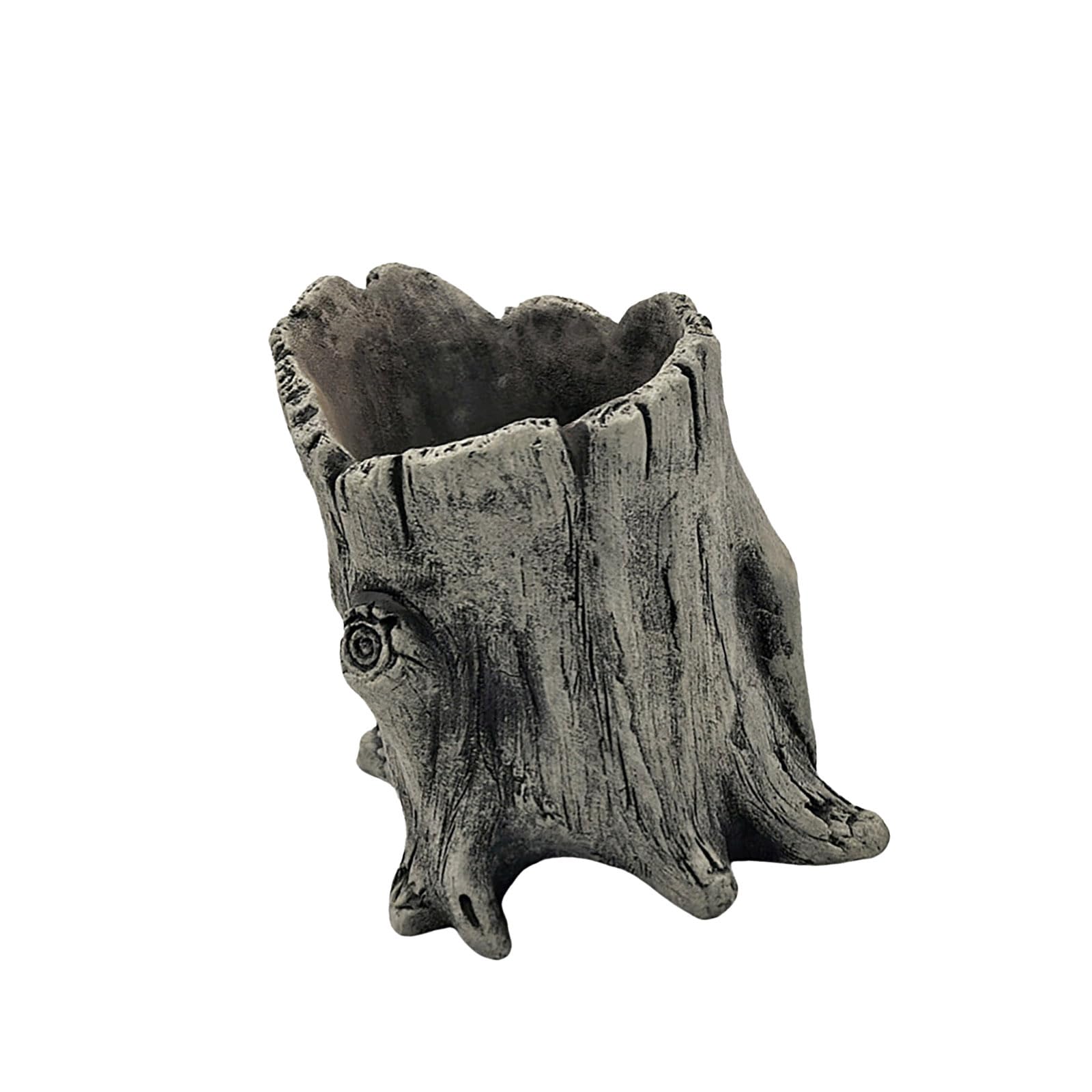Limtula Artificial Driftwood Succulents Planter Rustics Cactus Flower Pots for Small Plant Flower Arrange Tree Stumps Sculpture Decorative Plant Pots