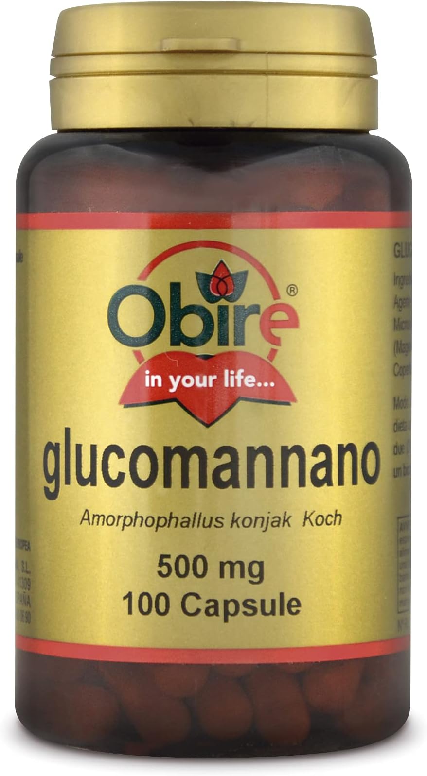 GLUCOMANANA 500 mg 100 Capsules