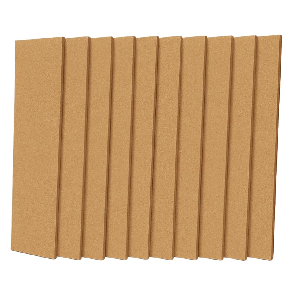 FORTUNATO Lastra Sughero 100x50 cm Sp. 3 mm Resistente Anti Umidità Muffa Condensa Antistatico Fonoassorbente Isolamento Protezione (10)