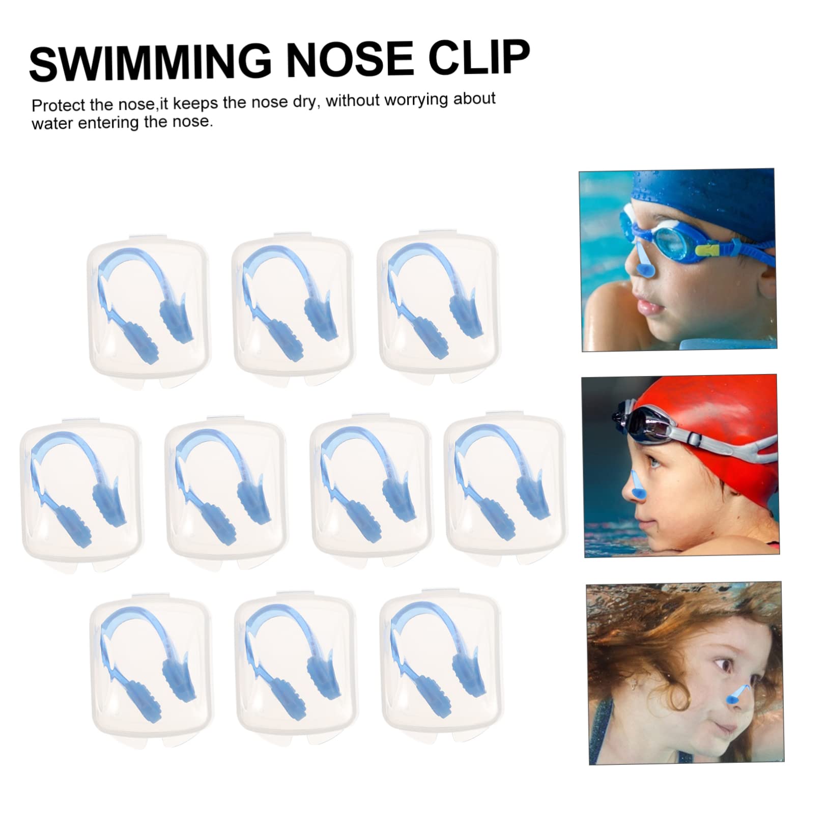 30stücke Nasenclips Für Schwimmen Komfortabel Für Wassersportaktivitäten Anti-Wasser Nasenklammer