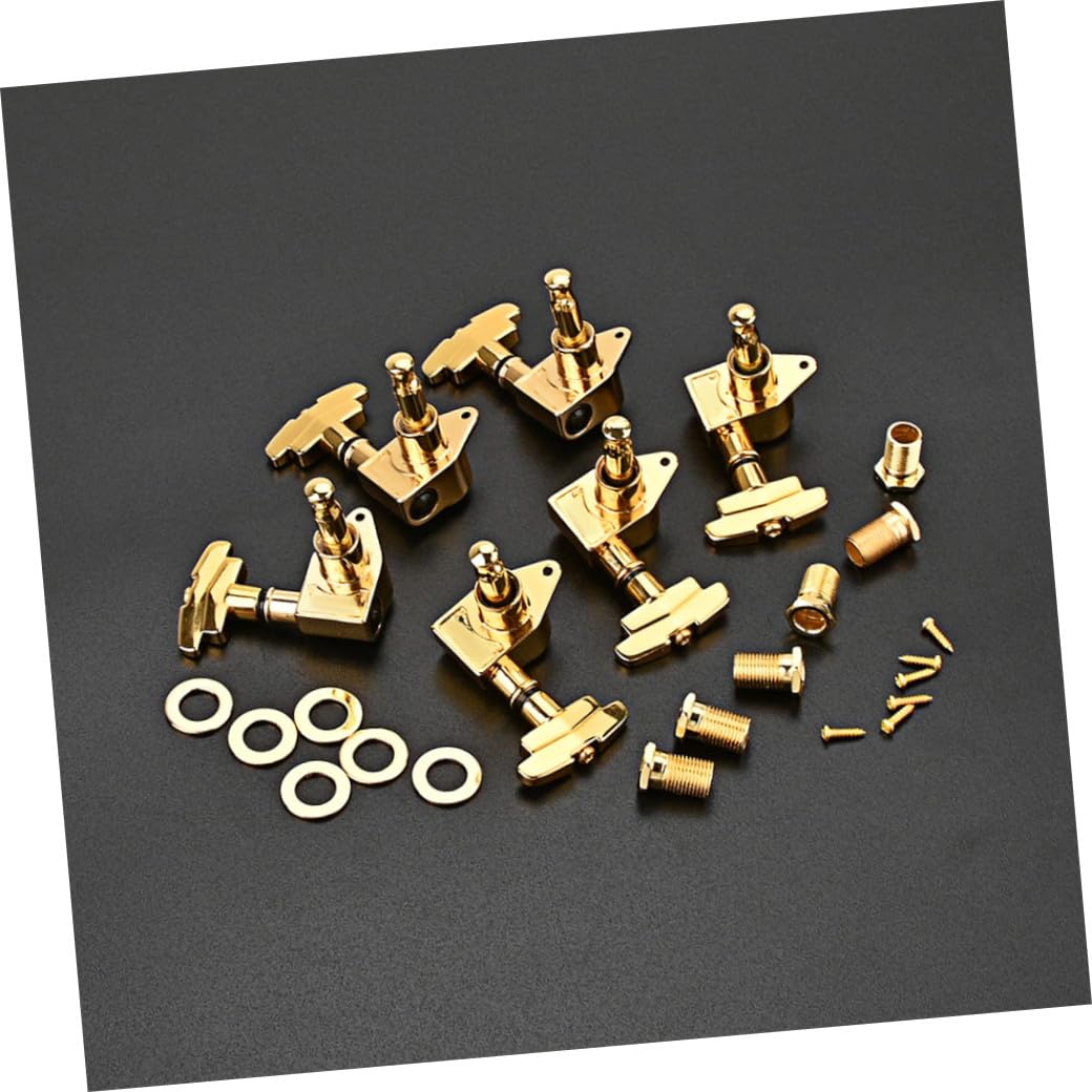 Gitarrenstimmgerät aus Zinklegierung in Gold Stimmwirbel 3r3l Installieren Präzises Stimmen der Gitarrensaiten Zubehör für Gitarren