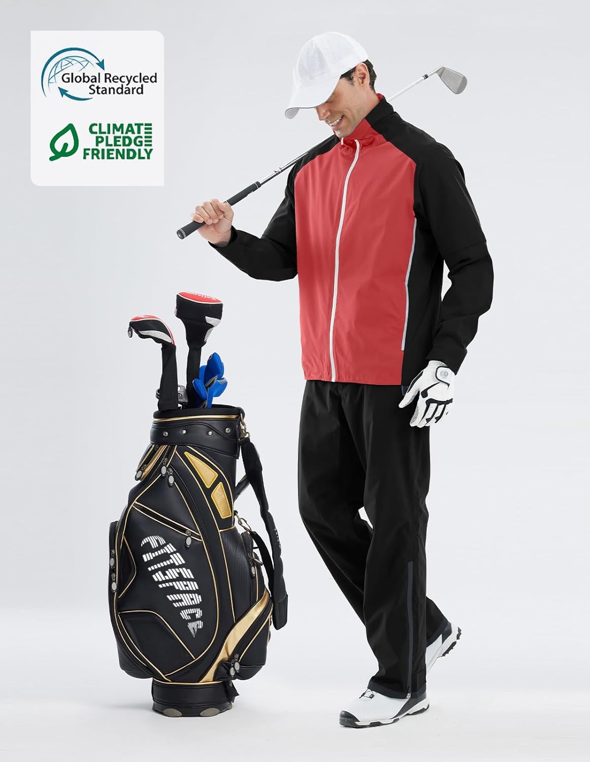 fit space Waterproof Golf Rain Suits for Men Performance Rain Jackets and Pants for All Sports - Image 2