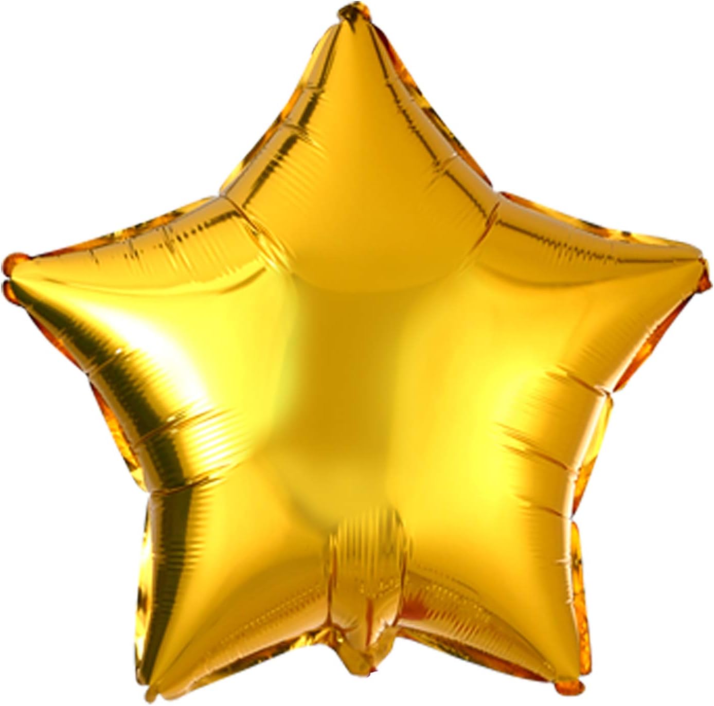 18" Gold Star Shaped Foil Balloons Mylar Helium Balloons for Birthday Party Wedding Baby Shower Decorations, Pack of 20