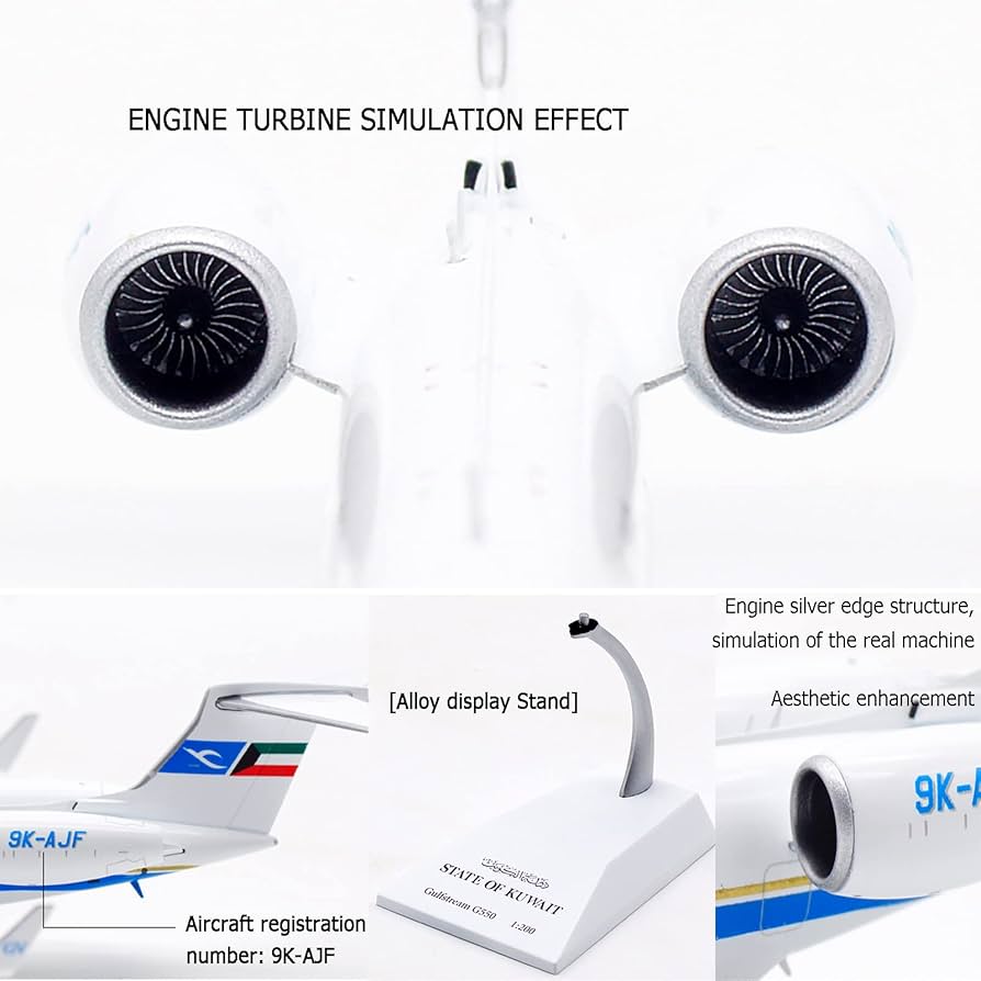 Amazon.co.jp: BOLYUM ガルフストリームG-V 9K - AJFクウェート政府機