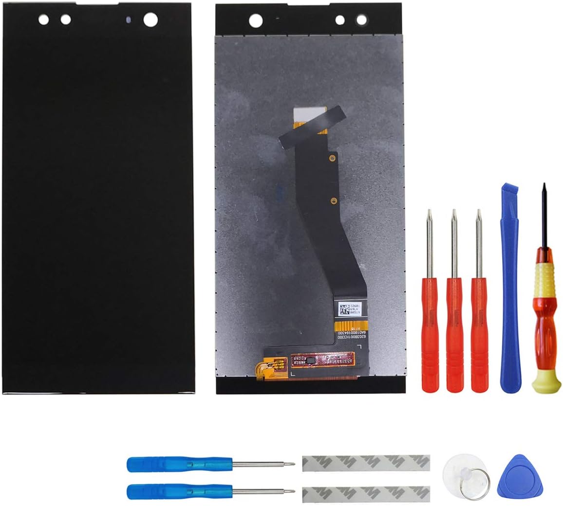 Black Friday - 70% OFF swark LCD Display Compatible with Sony Xperia XA2 Ultra H4213 H4223 H3223 H3213 SM22 Touch Screen Display + Tools (Black)