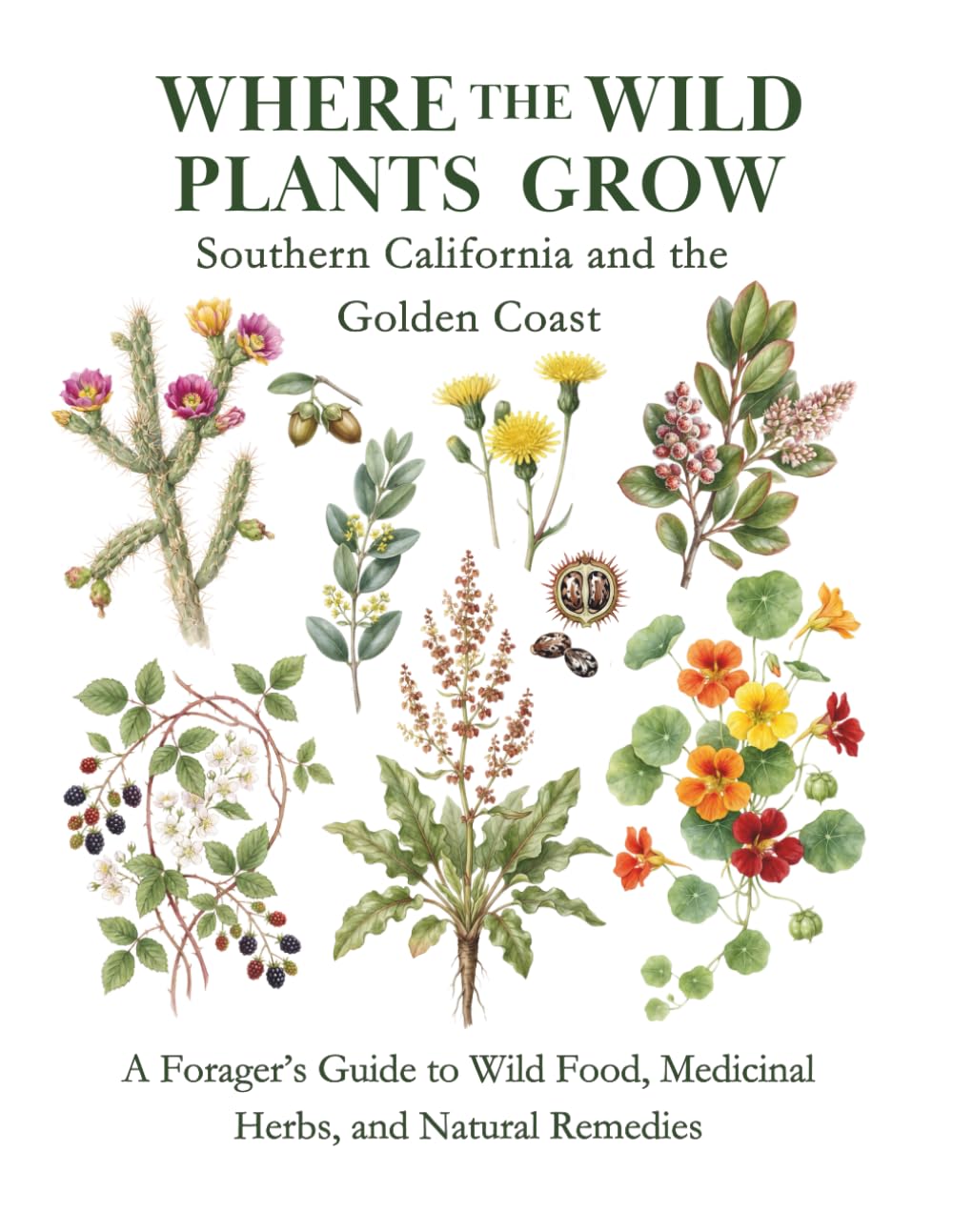 Where the Wild Plants Grow: Southern California and the Golden Coast: A Forager’s Guide to Wild Food, Medicinal Herbs, and Natural Remedies (Where the Wild Plants Grow: Illustrated Foraging Guides)      Paperback – January 5, 2026