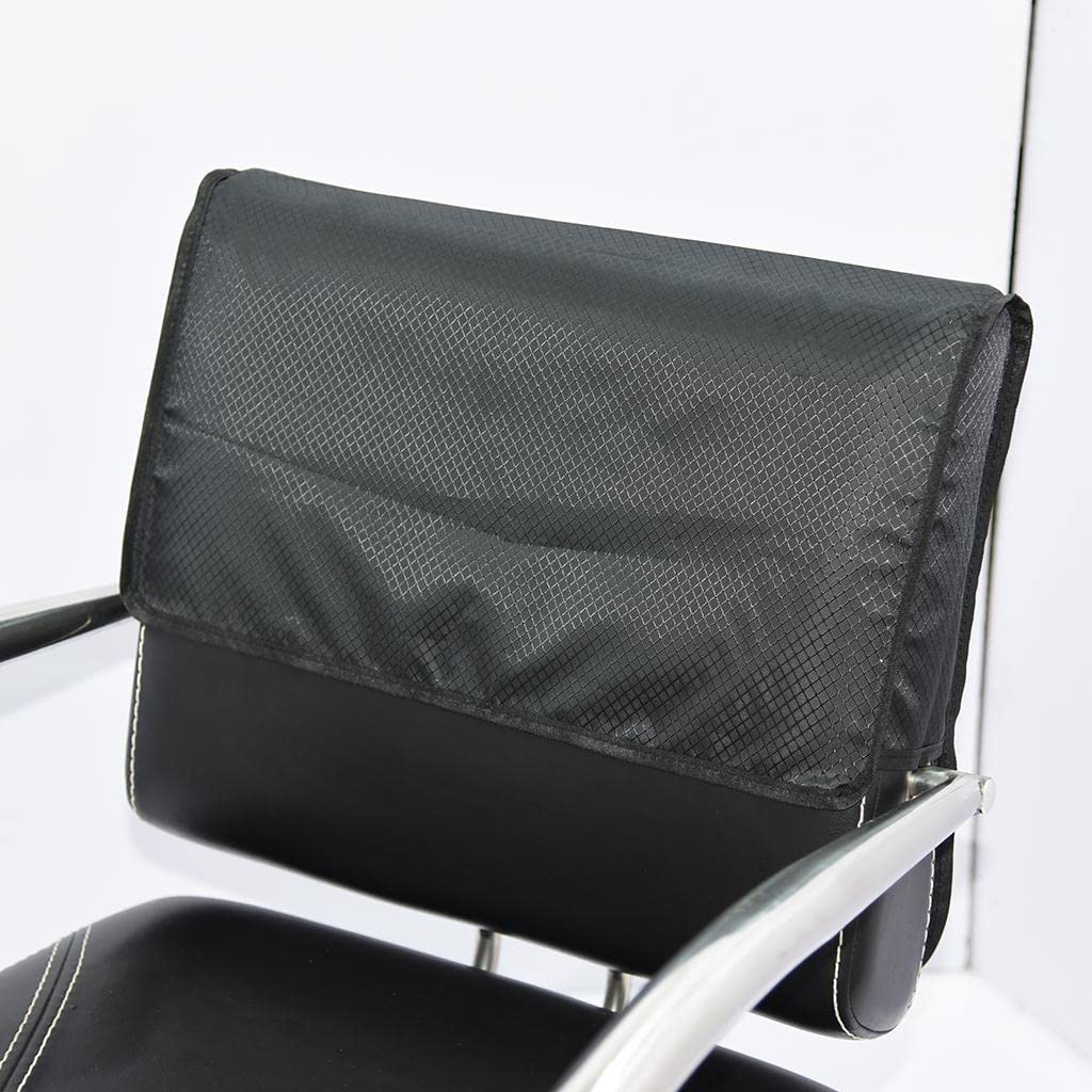 3x Kunststoffabdeckung für Stuhllehnen in Friseursalons 48x43cm, Schwarz