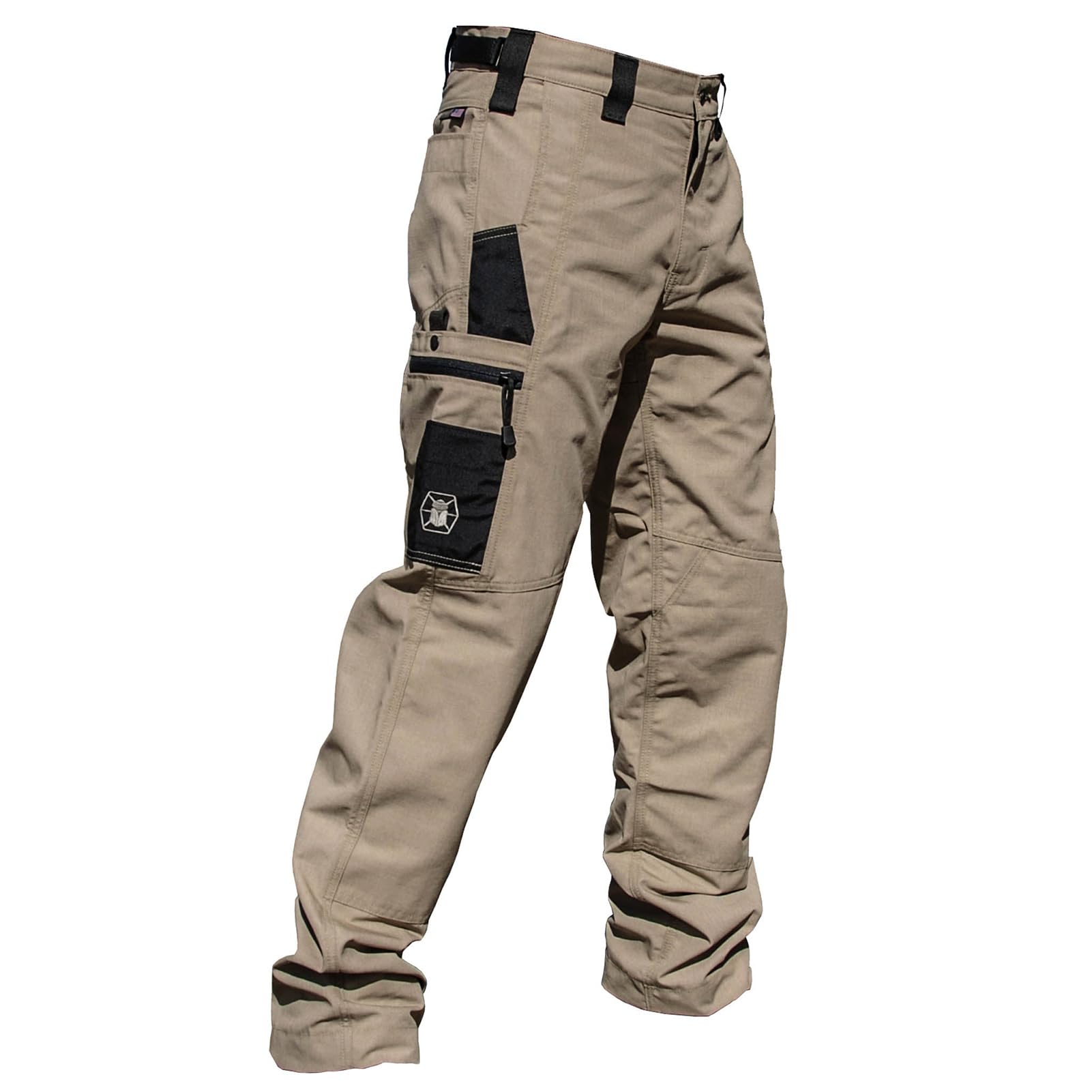 Kitanica Mens RSP Breathable Cotton Nylon Ripstop Cordura Reinforced Outdoor Tactical Work Utility Cargo Pants w 8 Pockets
