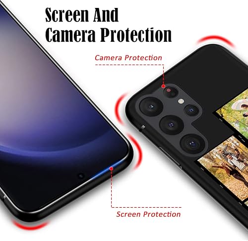 Miniatura 6 de Funda de teléfono personalizada para Samsung Galaxy S23 Ultra con texto de collages de imágenes, cubierta personalizada para teléfono, funda